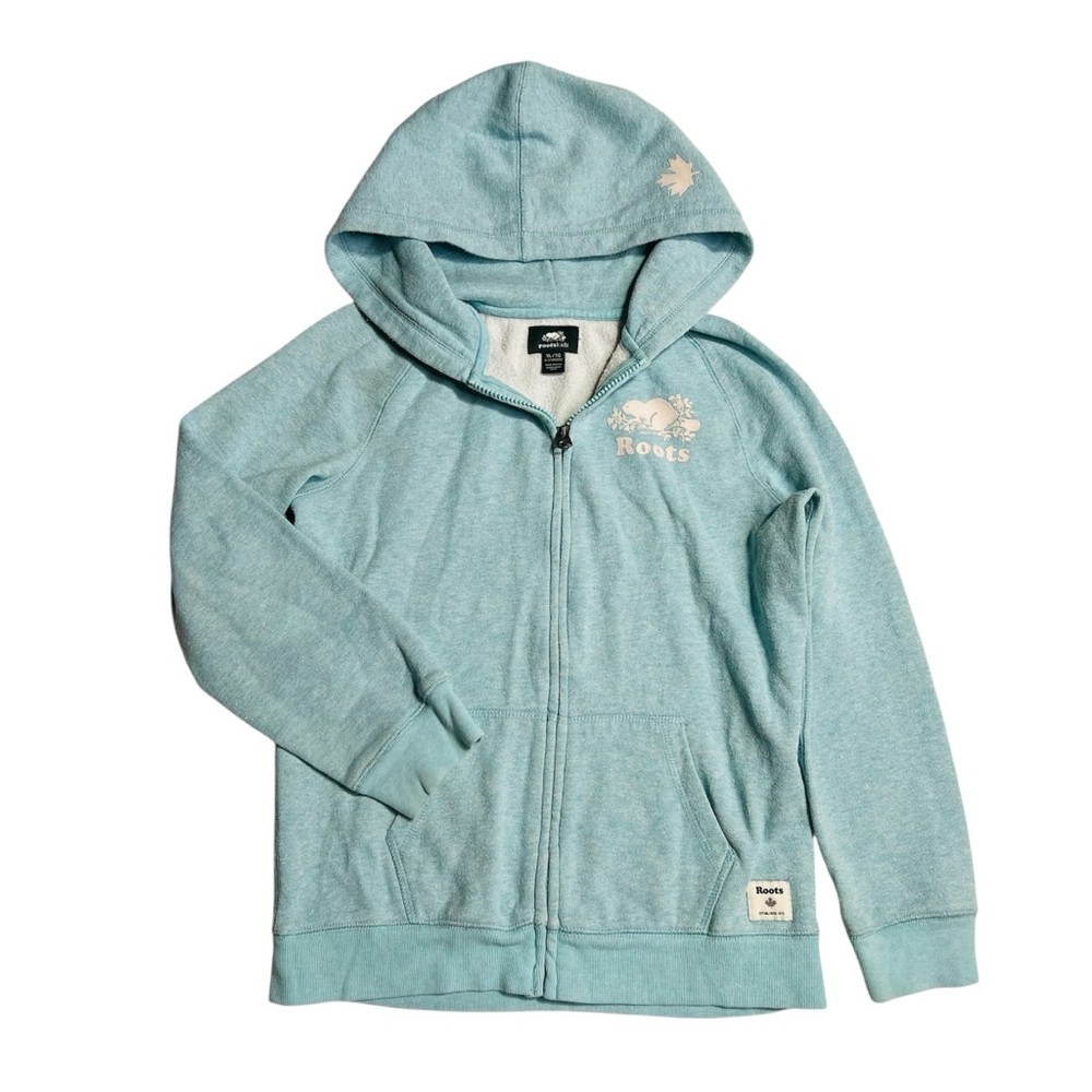 Roots Kids‎ Light Blue Zip-Up Hoodie